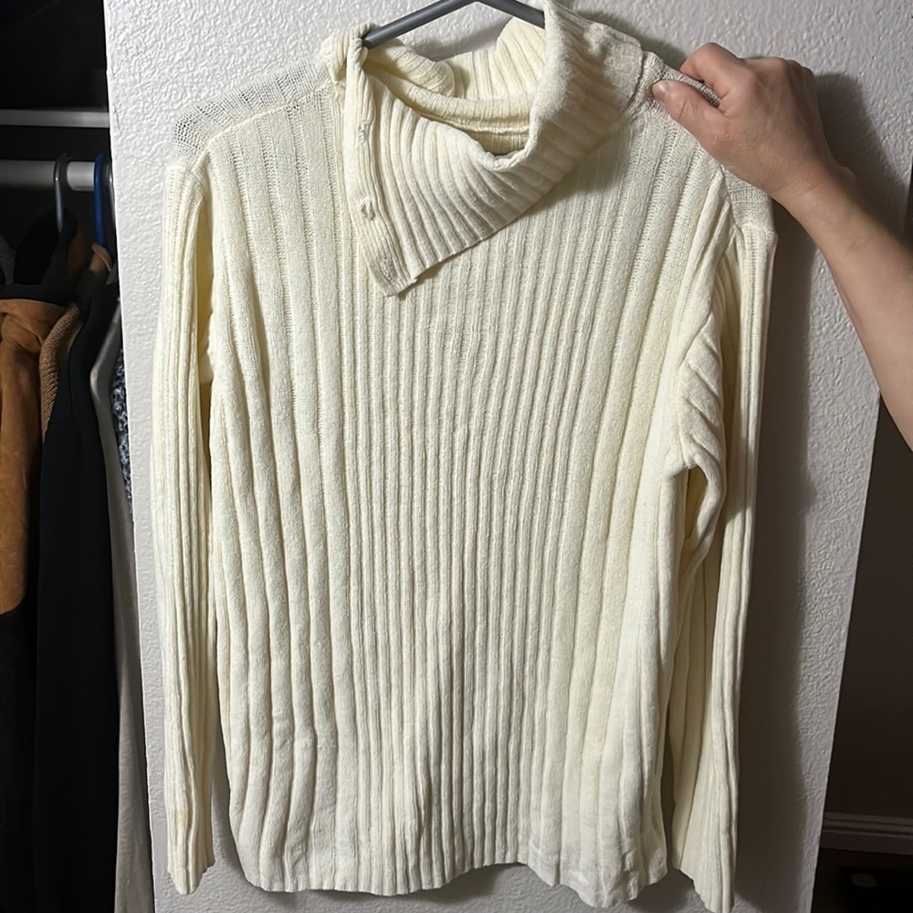Sweater turtle neck long sleeve